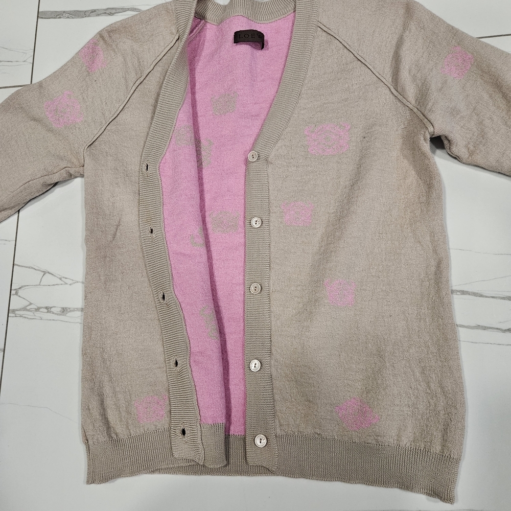Loewe Women's Beige and Pink Sweater - Picture 16 of 16